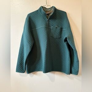 Eddie Bauer Men’s Quilted Quarter Zip Pullover size 2XL